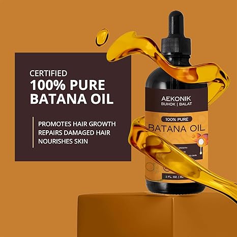 Pure & Natural Batana Oil from Honduras - Ultimate Hair & Skin Care Solution