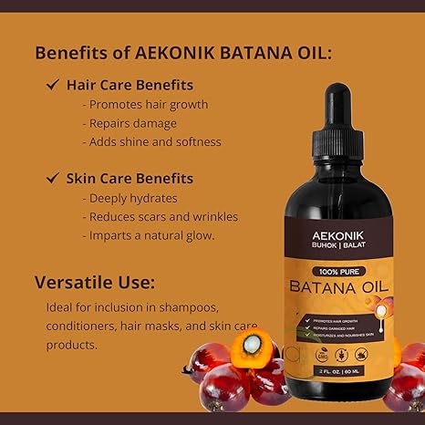 Pure & Natural Batana Oil from Honduras - Ultimate Hair & Skin Care Solution